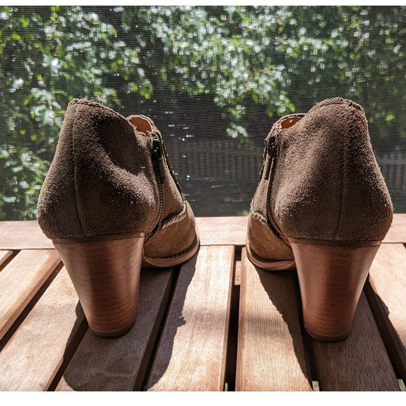 Jack Rogers Women's Kyle Suede Boot Olive Green Size 6.5 - Picture 5 of 10